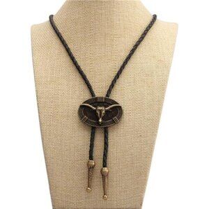 Longhorn Bull Bolo Tie for Men Western Bolo Ties